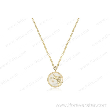 jewelry gold plated zodiac 925 sterling silver